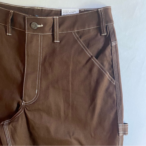 Nike SB Carpenter Pants Mens 32 Brown Baggy Skater Straight Leg Loose Fit Y2K - Picture 6 of 16